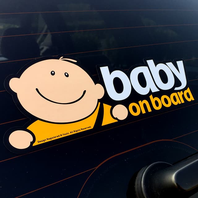 _YOULZ_ BABY ON BOARD STICKER _ TYPE_D